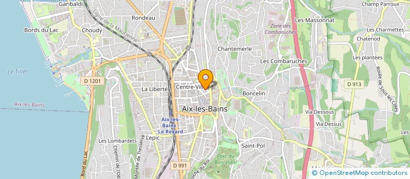 localisation de l'entreprise MADAME IDA BALOGH  AIX-LES-BAINS