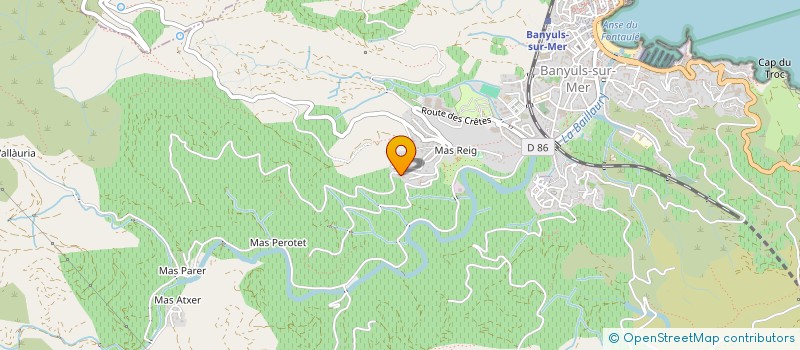 localisation de l'entreprise MADAME IDA BERTA  BANYULS-SUR-MER