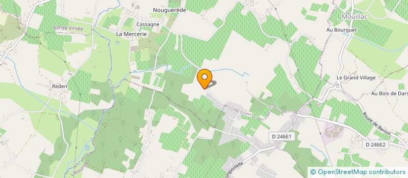 localisation de l'entreprise MADAME IDA BOUDIN  VERAC