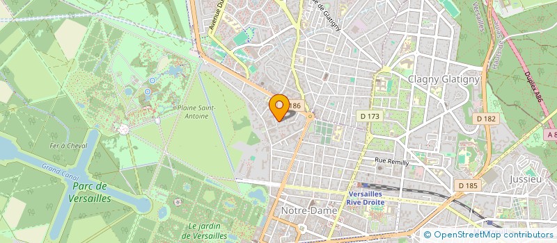 localisation de l'entreprise MADAME IDA BOURIN-LINNMAN  VERSAILLES