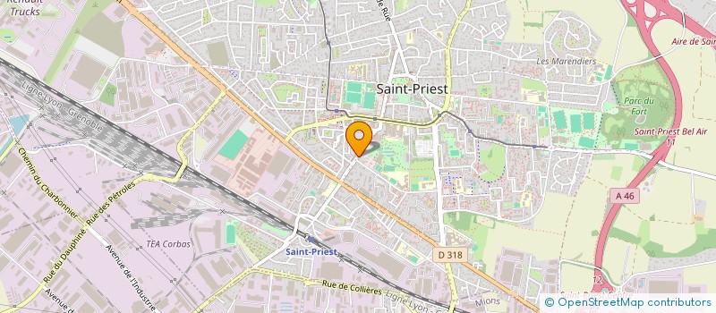 localisation de l'entreprise MADAME IDA CELI  SAINT-PRIEST