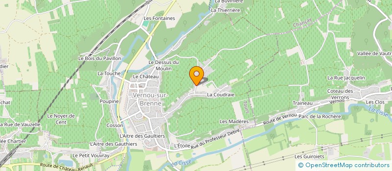 localisation de l'entreprise MADAME IDA FLEURY  VERNOU-SUR-BRENNE