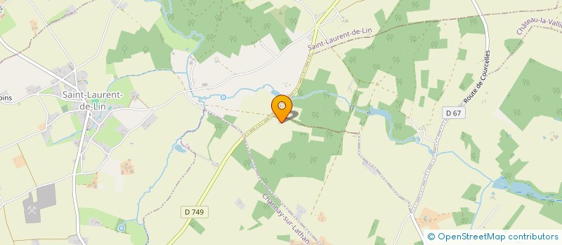 localisation de l'entreprise MADAME IDA GOUBARD  COURCELLES-DE-TOURAINE