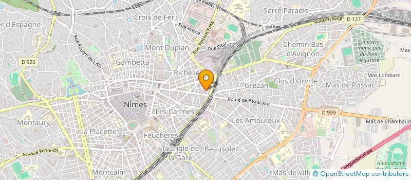 localisation de l'entreprise MADAME IDA MADMI à NIMES