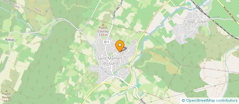 localisation de l'entreprise MADAME IDA MARREL  SAINT-MAMERT-DU-GARD