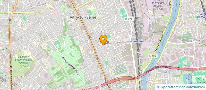 localisation de l'entreprise MADAME IDA MARTINI à VITRY-SUR-SEINE