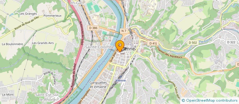 localisation de l'entreprise MADAME IDA RABENANTOANDRO  VIENNE