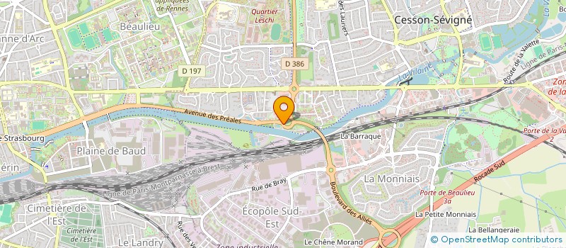 localisation de l'entreprise MADAME IDA ZANONE à CESSON-SEVIGNE