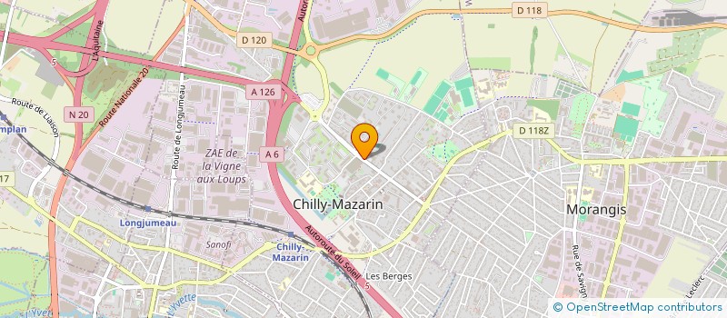localisation de l'entreprise MADAME IDALIA NUNES ALMEIDA  CHILLY-MAZARIN