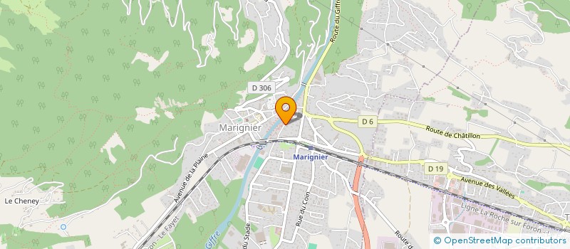 localisation de l'entreprise MADAME IDALINA CUSTODIO AMENDOEIRA  MARIGNIER