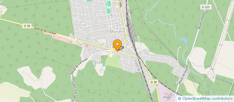 localisation de l'entreprise MADAME IDALINA DE ABREU  MORCENX-LA-NOUVELLE