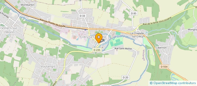 localisation de l'entreprise MADAME IDALINA DOS SANTOS PEREIRA  CRECY-LA-CHAPELLE