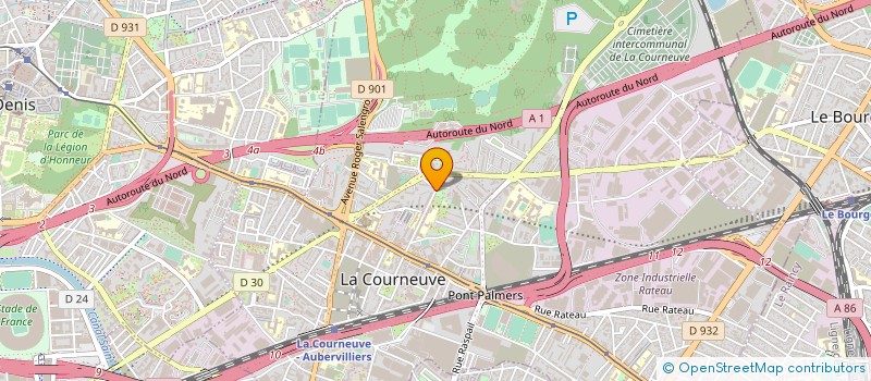 localisation de l'entreprise MADAME IDALINA MARTINS BALDO à LA COURNEUVE
