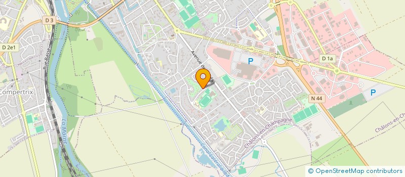 localisation de l'entreprise MADAME IDALINE ROSE  CHALONS-EN-CHAMPAGNE