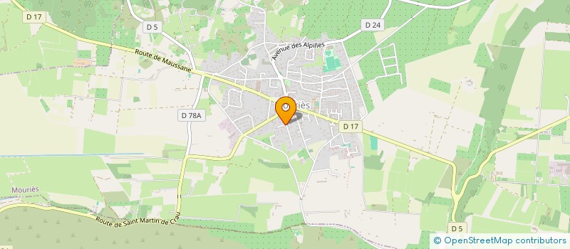 localisation de l'entreprise MADAME IDALMIS VERDECIA ALONSO  MOURIES