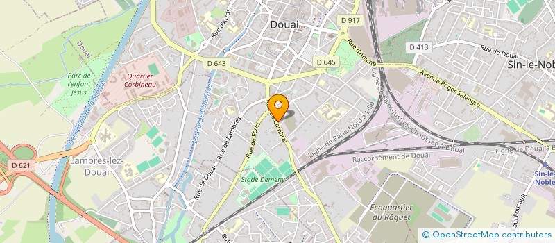 localisation de l'entreprise MADAME IDE ZAMAGNA à DOUAI