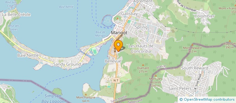 localisation de l'entreprise MADAME IDELINE ETIENNE  SAINT MARTIN