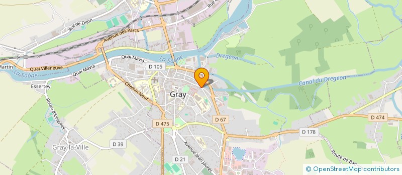 localisation de l'entreprise MADAME IDELMA QUINTARELLI à GRAY