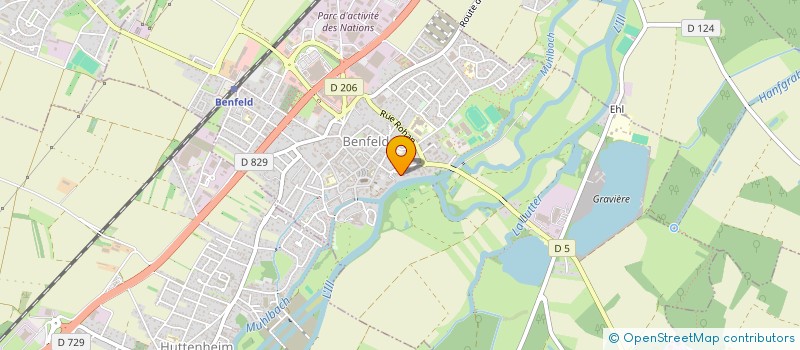 localisation de l'entreprise MADAME IDELYS SALAZAR RAMIREZ  BENFELD