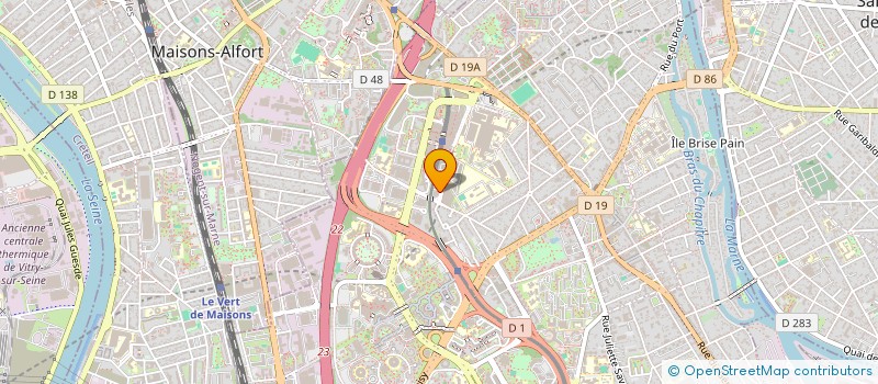 localisation de l'entreprise MADAME IDIATOU BAH  CRETEIL