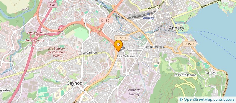 localisation de l'entreprise MADAME IDIATOU DIALLO  ANNECY