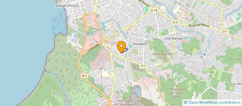 localisation de l'entreprise MADAME IDORA POLIUS  CAYENNE