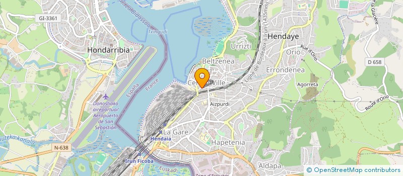 localisation de l'entreprise MADAME IDOYA REYES à HENDAYE