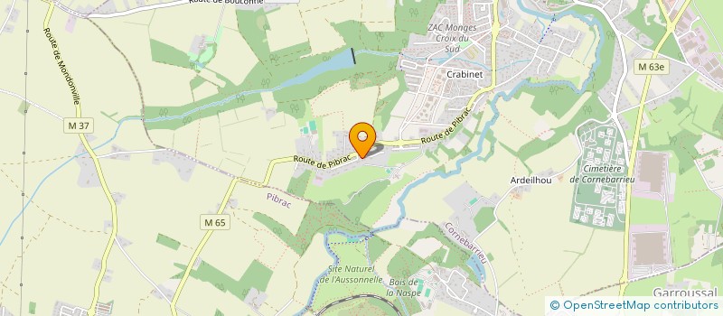 localisation de l'entreprise MADAME IDRISSA SOW  CORNEBARRIEU