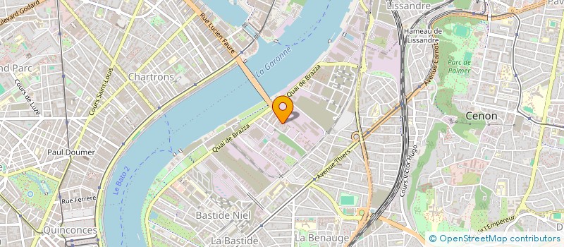 localisation de l'entreprise MADAME IDURRE ANDONEGUI SANTA CRUZ  BORDEAUX