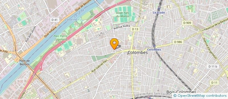 localisation de l'entreprise MADAME IENA LAHCENE  COLOMBES