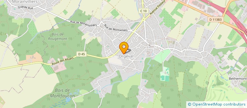 localisation de l'entreprise MADAME IEVA BAUBLYTE  ORGEVAL