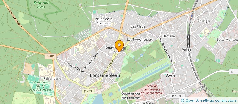 localisation de l'entreprise MADAME IEVA RAZMUTE  FONTAINEBLEAU