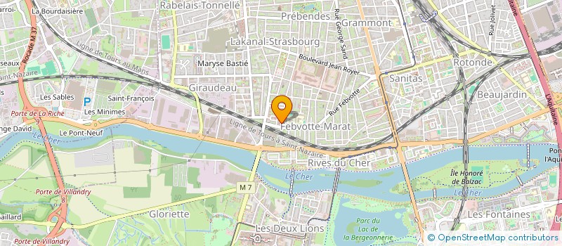 localisation de l'entreprise MADAME IEVGENIIA KUPRIKOVA  TOURS