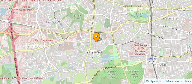 localisation de l'entreprise MADAME IFEH HOUSSOU  MERIGNAC