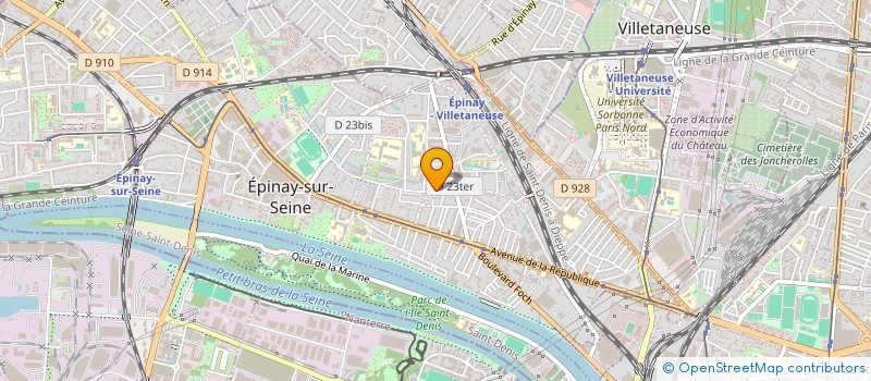 localisation de l'entreprise MADAME IGENIE CLERSIN à EPINAY SUR SEINE