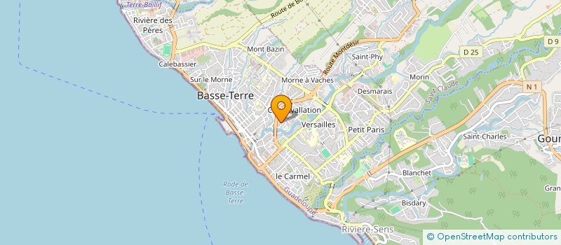 localisation de l'entreprise MADAME IGNACE DUCHAMP à BASSE-TERRE