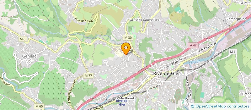 localisation de l'entreprise MADAME IHENE BAHROUNI  RIVE-DE-GIER