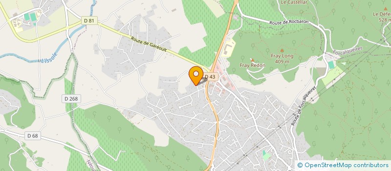 localisation de l'entreprise MADAME IHI TARA  FORCALQUEIRET