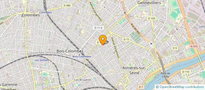 localisation de l'entreprise MADAME IHSANE AMKCHER  ASNIERES-SUR-SEINE