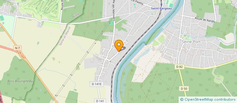 localisation de l'entreprise MADAME IHSANE COULOMBEL  SAINT-FARGEAU-PONTHIERRY