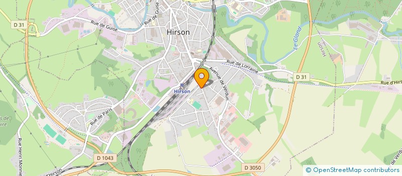 localisation de l'entreprise MADAME IHSANE ENNAJARI  HIRSON