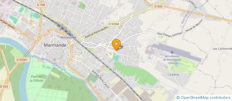 localisation de l'entreprise MADAME IHSANE SLASSI à MARMANDE