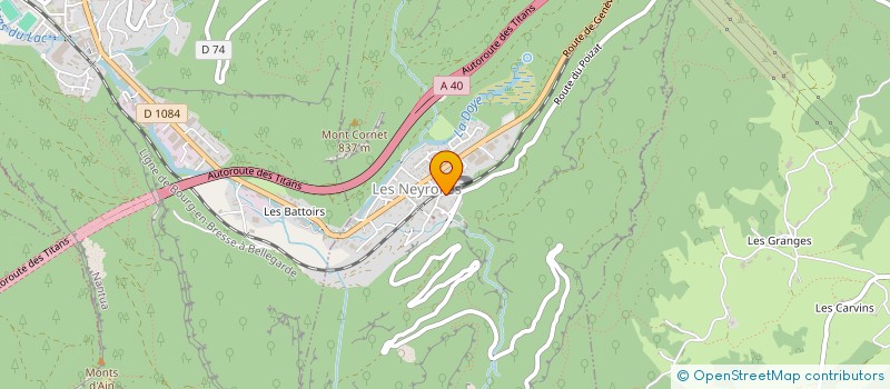 localisation de l'entreprise MADAME IHSANIYE CETIN  LES NEYROLLES