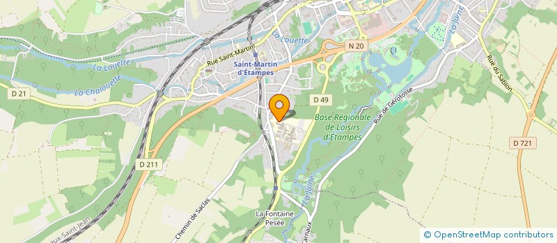localisation de l'entreprise MADAME IHSEN LADDI à ETAMPES