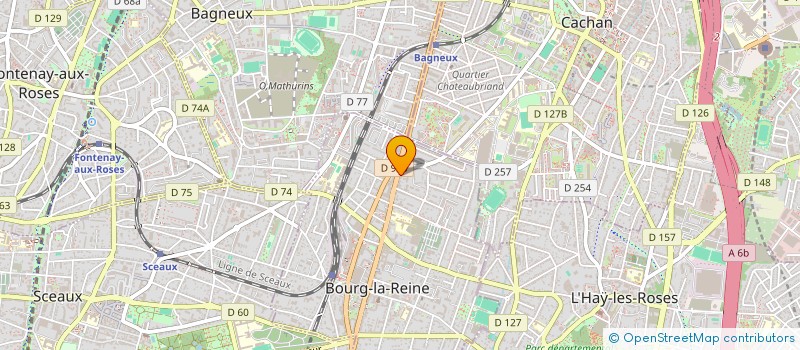 localisation de l'entreprise MADAME IHSENE AMRI à BOURG-LA-REINE