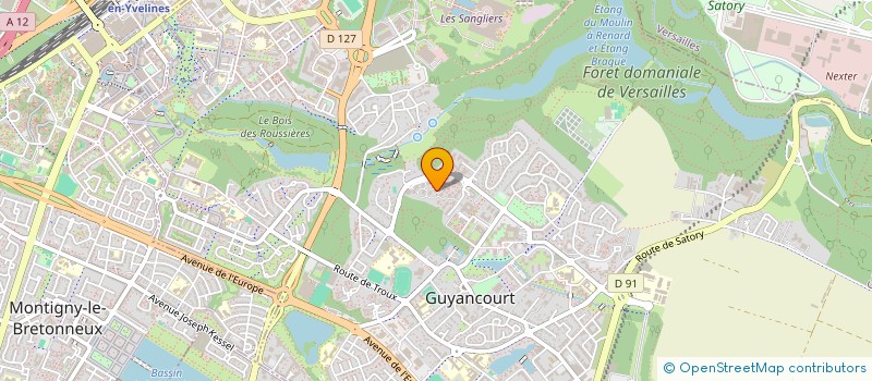 localisation de l'entreprise MADAME IHSSANE BENSALEM  GUYANCOURT