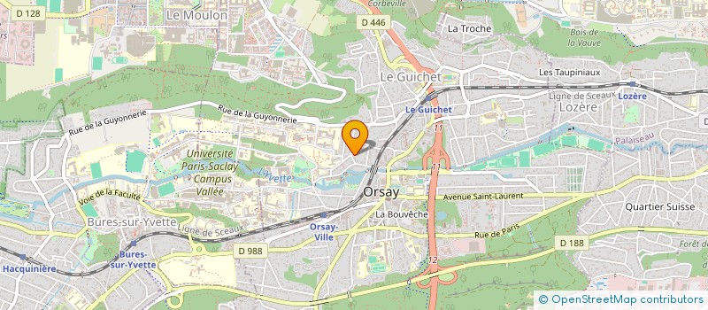 localisation de l'entreprise MADAME IHSSANE SADIQ à ORSAY