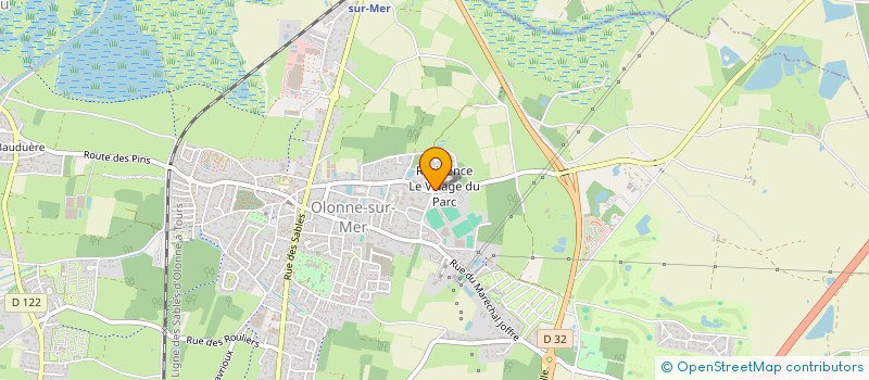 localisation de l'entreprise MADAME IHSSEN BEYA  LES SABLES D'OLONNE