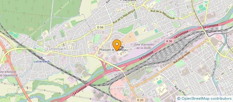 localisation de l'entreprise MADAME IHSSENE KAROUNE  PFASTATT