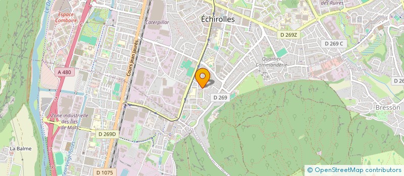 localisation de l'entreprise MADAME IIBTISSAM RHRIB à ECHIROLLES